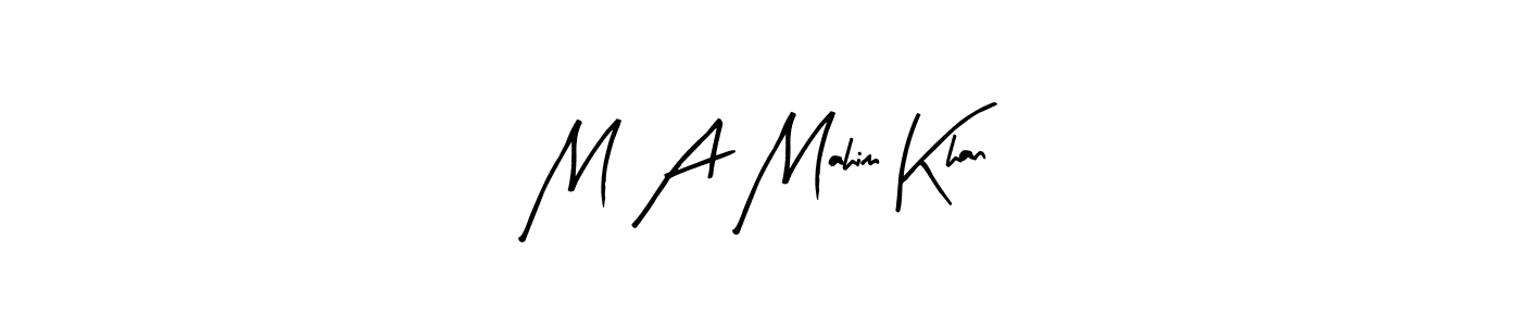You should practise on your own different ways (Arty Signature) to write your name (M A Mahim Khan) in signature. don't let someone else do it for you. M A Mahim Khan signature style 8 images and pictures png