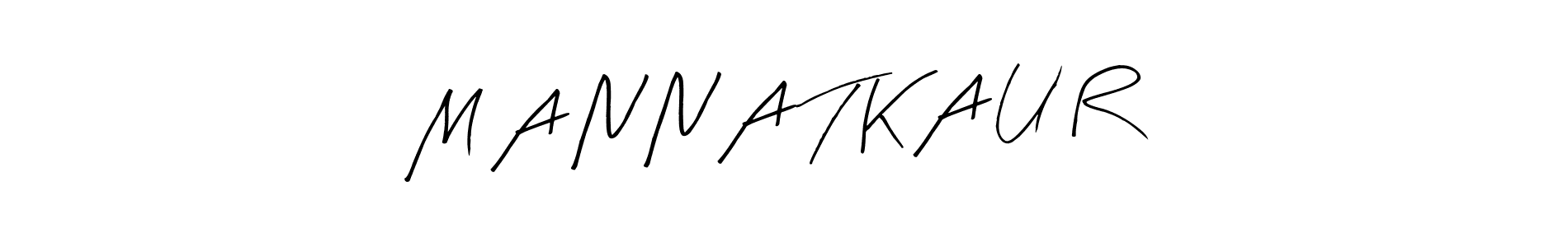 Design your own signature with our free online signature maker. With this signature software, you can create a handwritten (Arty Signature) signature for name M A N N A T K A U R. M A N N A T K A U R signature style 8 images and pictures png