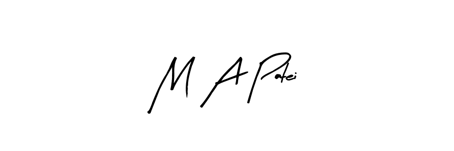 See photos of M A Patei official signature by Spectra . Check more albums & portfolios. Read reviews & check more about Arty Signature font. M A Patei signature style 8 images and pictures png