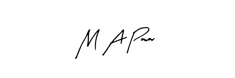 The best way (Arty Signature) to make a short signature is to pick only two or three words in your name. The name M A Pawar include a total of six letters. For converting this name. M A Pawar signature style 8 images and pictures png