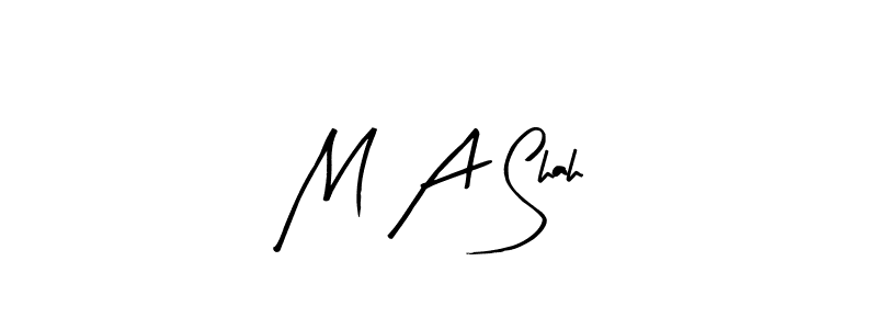 Best and Professional Signature Style for M A Shah. Arty Signature Best Signature Style Collection. M A Shah signature style 8 images and pictures png