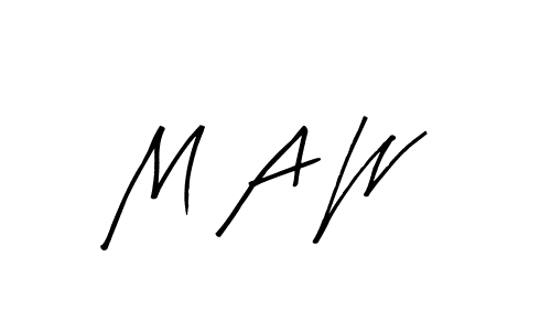 Once you've used our free online signature maker to create your best signature Arty Signature style, it's time to enjoy all of the benefits that M A W name signing documents. M A W signature style 8 images and pictures png