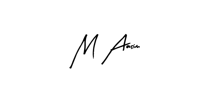Similarly Arty Signature is the best handwritten signature design. Signature creator online .You can use it as an online autograph creator for name M Aasim. M Aasim signature style 8 images and pictures png
