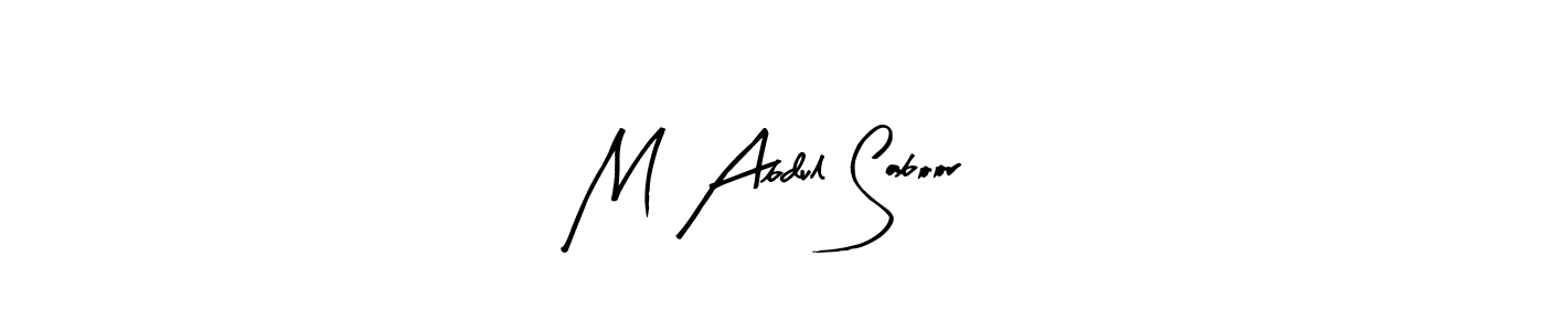 Also You can easily find your signature by using the search form. We will create M Abdul Saboor name handwritten signature images for you free of cost using Arty Signature sign style. M Abdul Saboor signature style 8 images and pictures png
