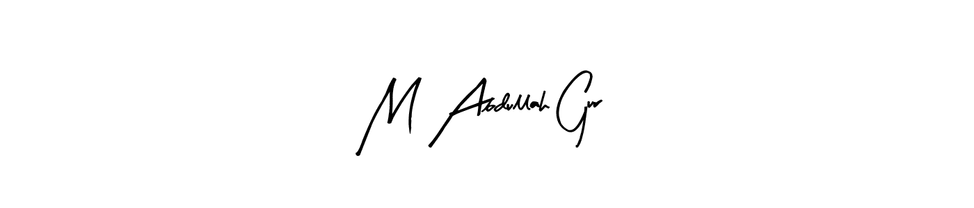 Once you've used our free online signature maker to create your best signature Arty Signature style, it's time to enjoy all of the benefits that M Abdullah Gur name signing documents. M Abdullah Gur signature style 8 images and pictures png