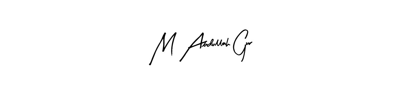 Best and Professional Signature Style for M Abdullah Gur. Arty Signature Best Signature Style Collection. M Abdullah Gur signature style 8 images and pictures png