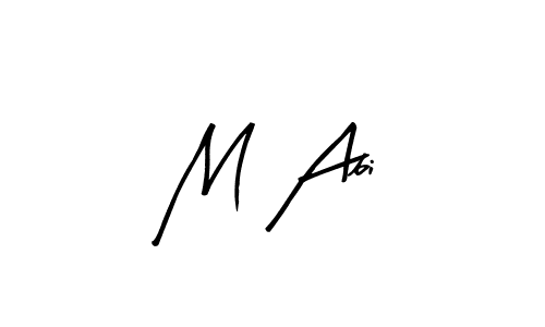 Create a beautiful signature design for name M Abi. With this signature (Arty Signature) fonts, you can make a handwritten signature for free. M Abi signature style 8 images and pictures png