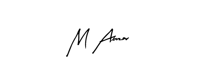 Here are the top 10 professional signature styles for the name M Abuzar. These are the best autograph styles you can use for your name. M Abuzar signature style 8 images and pictures png