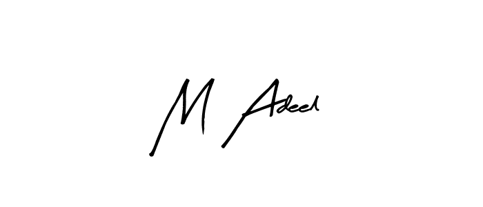 How to make M Adeel signature? Arty Signature is a professional autograph style. Create handwritten signature for M Adeel name. M Adeel signature style 8 images and pictures png