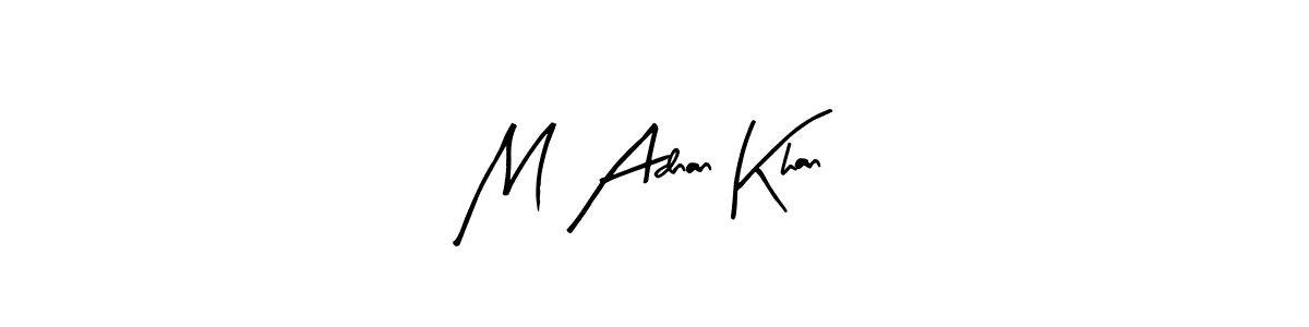 Also we have M Adnan Khan name is the best signature style. Create professional handwritten signature collection using Arty Signature autograph style. M Adnan Khan signature style 8 images and pictures png