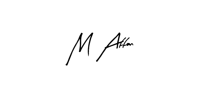 How to make M Affan signature? Arty Signature is a professional autograph style. Create handwritten signature for M Affan name. M Affan signature style 8 images and pictures png