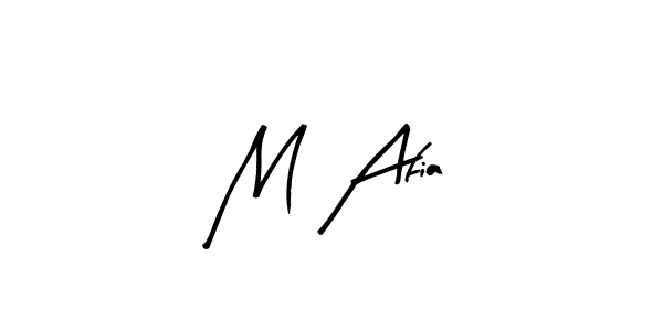 Similarly Arty Signature is the best handwritten signature design. Signature creator online .You can use it as an online autograph creator for name M Afia. M Afia signature style 8 images and pictures png