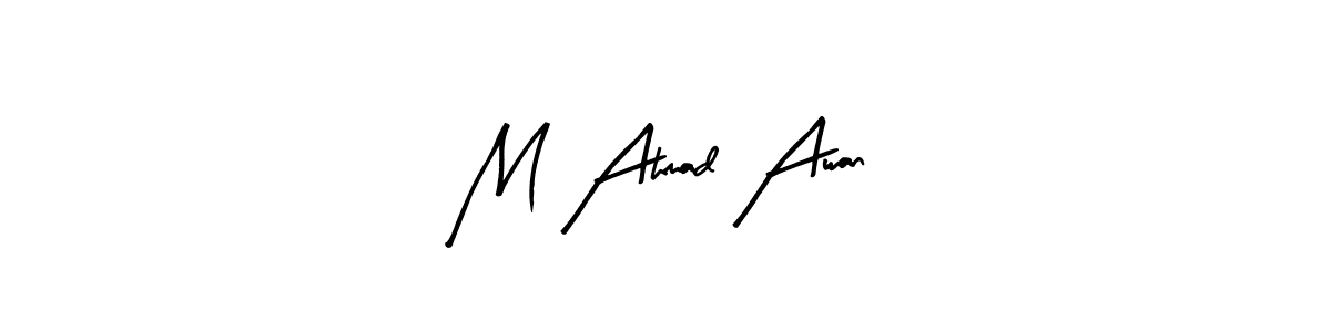 if you are searching for the best signature style for your name M Ahmad Awan. so please give up your signature search. here we have designed multiple signature styles  using Arty Signature. M Ahmad Awan signature style 8 images and pictures png