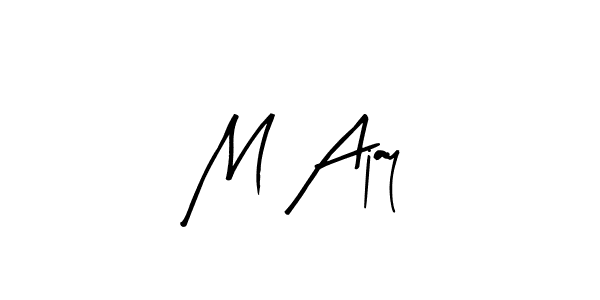 This is the best signature style for the M Ajay name. Also you like these signature font (Arty Signature). Mix name signature. M Ajay signature style 8 images and pictures png