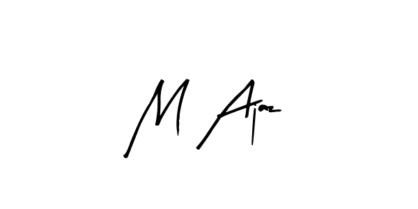 Also we have M Ajaz name is the best signature style. Create professional handwritten signature collection using Arty Signature autograph style. M Ajaz signature style 8 images and pictures png