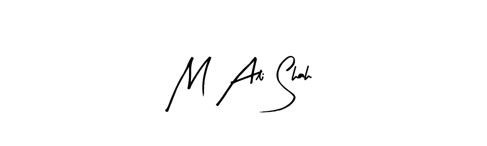 Use a signature maker to create a handwritten signature online. With this signature software, you can design (Arty Signature) your own signature for name M Ali Shah. M Ali Shah signature style 8 images and pictures png