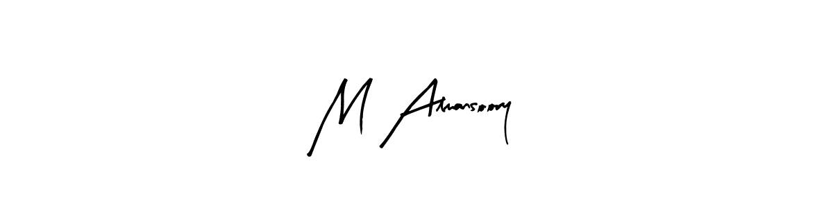 Also You can easily find your signature by using the search form. We will create M Almansoory name handwritten signature images for you free of cost using Arty Signature sign style. M Almansoory signature style 8 images and pictures png