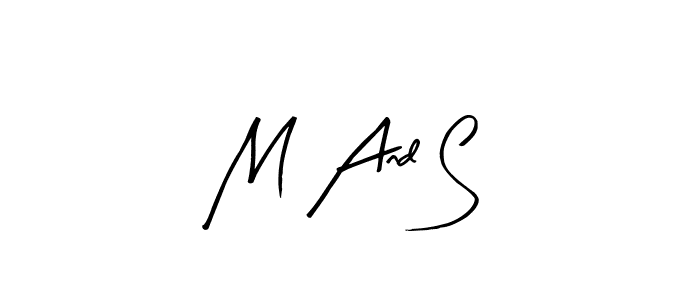 How to make M And S signature? Arty Signature is a professional autograph style. Create handwritten signature for M And S name. M And S signature style 8 images and pictures png