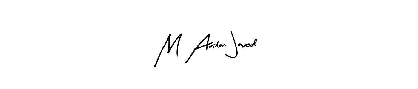 Here are the top 10 professional signature styles for the name M Arslan Javed. These are the best autograph styles you can use for your name. M Arslan Javed signature style 8 images and pictures png