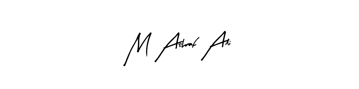 You can use this online signature creator to create a handwritten signature for the name M Ashraf Ali. This is the best online autograph maker. M Ashraf Ali signature style 8 images and pictures png