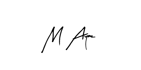 if you are searching for the best signature style for your name M Ayaz. so please give up your signature search. here we have designed multiple signature styles  using Arty Signature. M Ayaz signature style 8 images and pictures png