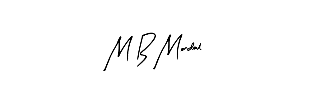 M B Mondal stylish signature style. Best Handwritten Sign (Arty Signature) for my name. Handwritten Signature Collection Ideas for my name M B Mondal. M B Mondal signature style 8 images and pictures png