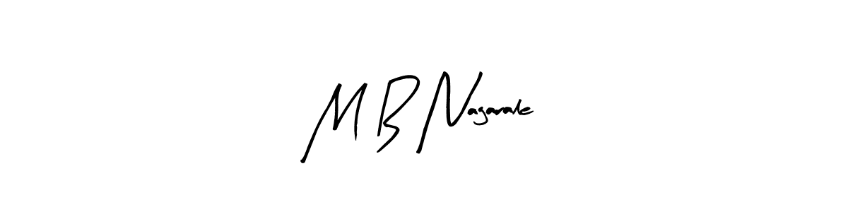 The best way (Arty Signature) to make a short signature is to pick only two or three words in your name. The name M B Nagarale include a total of six letters. For converting this name. M B Nagarale signature style 8 images and pictures png