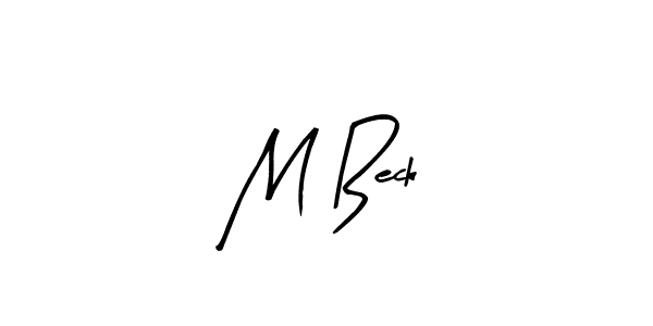 Once you've used our free online signature maker to create your best signature Arty Signature style, it's time to enjoy all of the benefits that M Beck name signing documents. M Beck signature style 8 images and pictures png