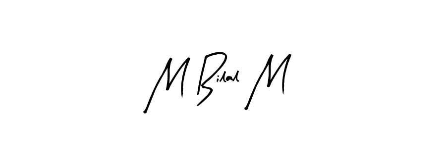 M Bilal M stylish signature style. Best Handwritten Sign (Arty Signature) for my name. Handwritten Signature Collection Ideas for my name M Bilal M. M Bilal M signature style 8 images and pictures png