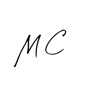 Similarly Arty Signature is the best handwritten signature design. Signature creator online .You can use it as an online autograph creator for name M C. M C signature style 8 images and pictures png