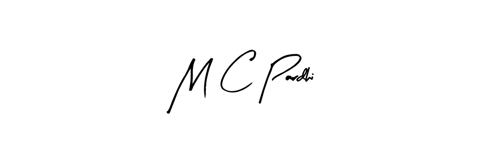 Also we have M C Pardhi name is the best signature style. Create professional handwritten signature collection using Arty Signature autograph style. M C Pardhi signature style 8 images and pictures png