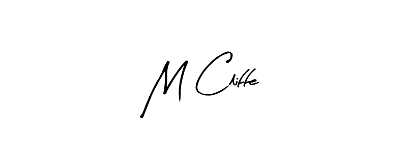 Also You can easily find your signature by using the search form. We will create M Cliffe name handwritten signature images for you free of cost using Arty Signature sign style. M Cliffe signature style 8 images and pictures png