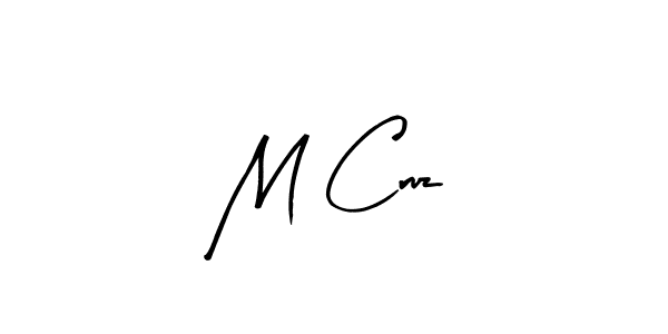 How to make M Cruz name signature. Use Arty Signature style for creating short signs online. This is the latest handwritten sign. M Cruz signature style 8 images and pictures png