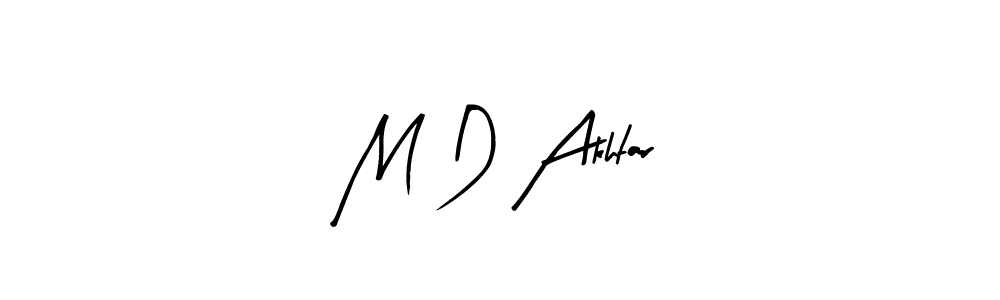 Similarly Arty Signature is the best handwritten signature design. Signature creator online .You can use it as an online autograph creator for name M D Akhtar. M D Akhtar signature style 8 images and pictures png