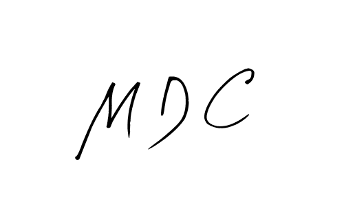 Make a beautiful signature design for name M D C. With this signature (Arty Signature) style, you can create a handwritten signature for free. M D C signature style 8 images and pictures png