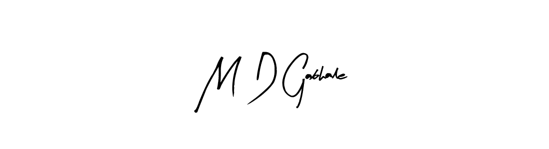 Here are the top 10 professional signature styles for the name M D Gabhale. These are the best autograph styles you can use for your name. M D Gabhale signature style 8 images and pictures png