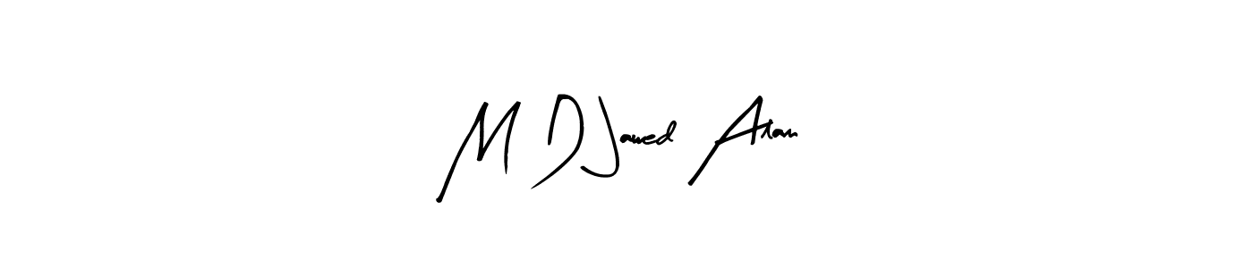 if you are searching for the best signature style for your name M D Jawed Alam. so please give up your signature search. here we have designed multiple signature styles  using Arty Signature. M D Jawed Alam signature style 8 images and pictures png