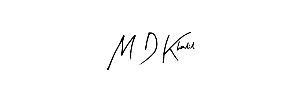 How to make M D Khalil signature? Arty Signature is a professional autograph style. Create handwritten signature for M D Khalil name. M D Khalil signature style 8 images and pictures png