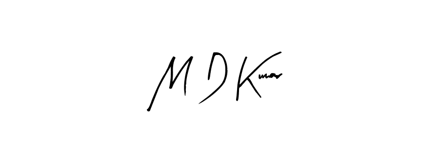 if you are searching for the best signature style for your name M D Kumar. so please give up your signature search. here we have designed multiple signature styles  using Arty Signature. M D Kumar signature style 8 images and pictures png