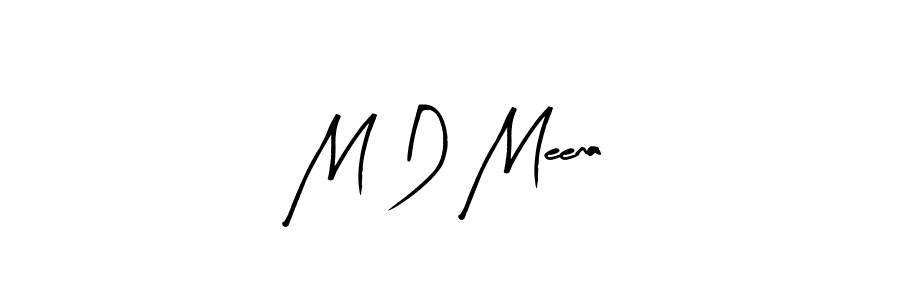 Also we have M D Meena name is the best signature style. Create professional handwritten signature collection using Arty Signature autograph style. M D Meena signature style 8 images and pictures png