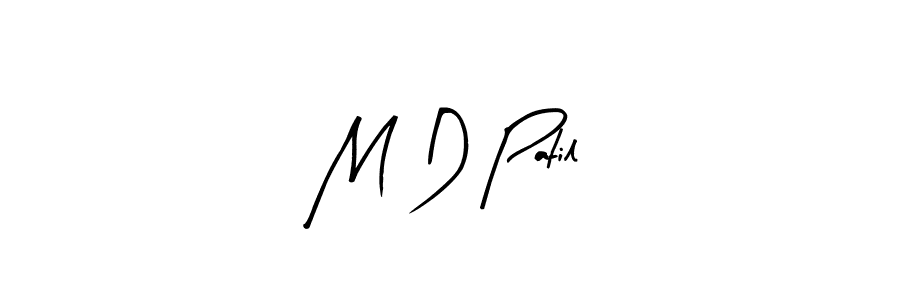 How to make M D Patil name signature. Use Arty Signature style for creating short signs online. This is the latest handwritten sign. M D Patil signature style 8 images and pictures png