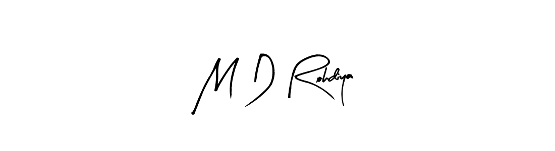 Make a beautiful signature design for name M D Rohdiya. Use this online signature maker to create a handwritten signature for free. M D Rohdiya signature style 8 images and pictures png