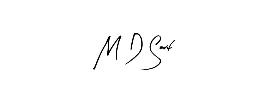 How to Draw M D Sarif signature style? Arty Signature is a latest design signature styles for name M D Sarif. M D Sarif signature style 8 images and pictures png