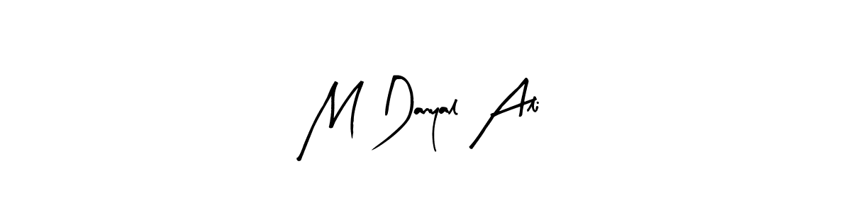 Make a short M Danyal Ali signature style. Manage your documents anywhere anytime using Arty Signature. Create and add eSignatures, submit forms, share and send files easily. M Danyal Ali signature style 8 images and pictures png