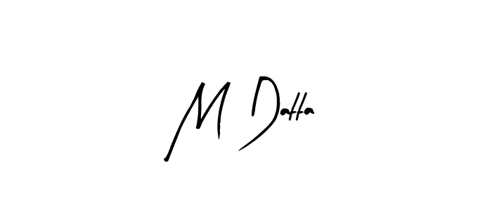 How to make M Datta name signature. Use Arty Signature style for creating short signs online. This is the latest handwritten sign. M Datta signature style 8 images and pictures png