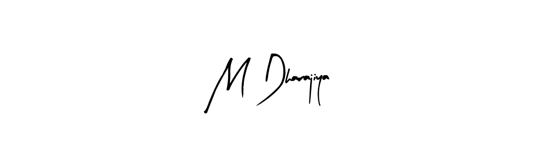 This is the best signature style for the M Dharajiya name. Also you like these signature font (Arty Signature). Mix name signature. M Dharajiya signature style 8 images and pictures png