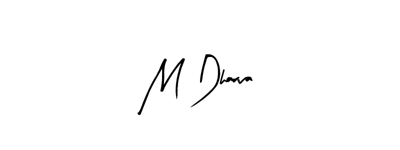 Make a beautiful signature design for name M Dharva. Use this online signature maker to create a handwritten signature for free. M Dharva signature style 8 images and pictures png