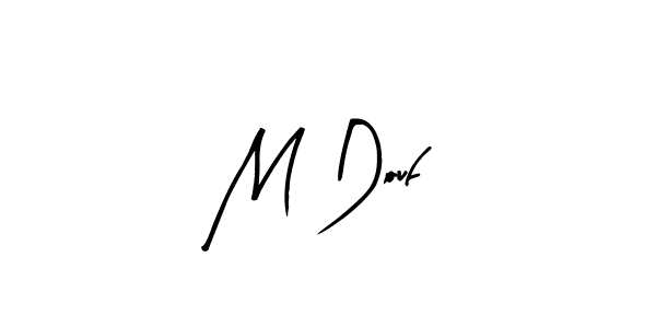 How to Draw M Douf signature style? Arty Signature is a latest design signature styles for name M Douf. M Douf signature style 8 images and pictures png