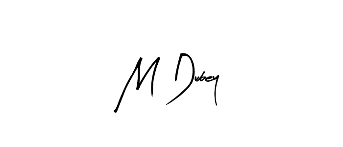 Similarly Arty Signature is the best handwritten signature design. Signature creator online .You can use it as an online autograph creator for name M Dubey. M Dubey signature style 8 images and pictures png