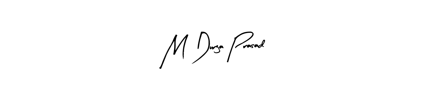 How to make M Durga Prasad name signature. Use Arty Signature style for creating short signs online. This is the latest handwritten sign. M Durga Prasad signature style 8 images and pictures png